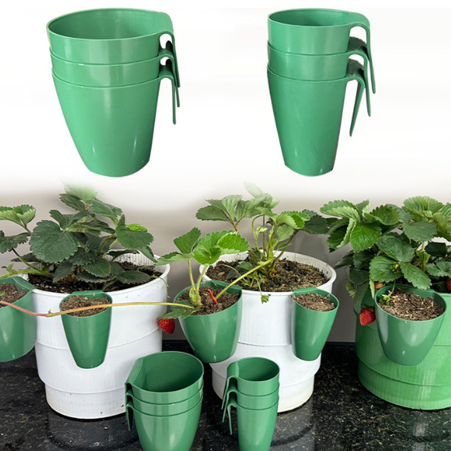 Propagation Cup Set Featuring Food Grade and Runner Forks Ideal for Strawberry Runners and Seedling Cultivation Drainage Planting Cups