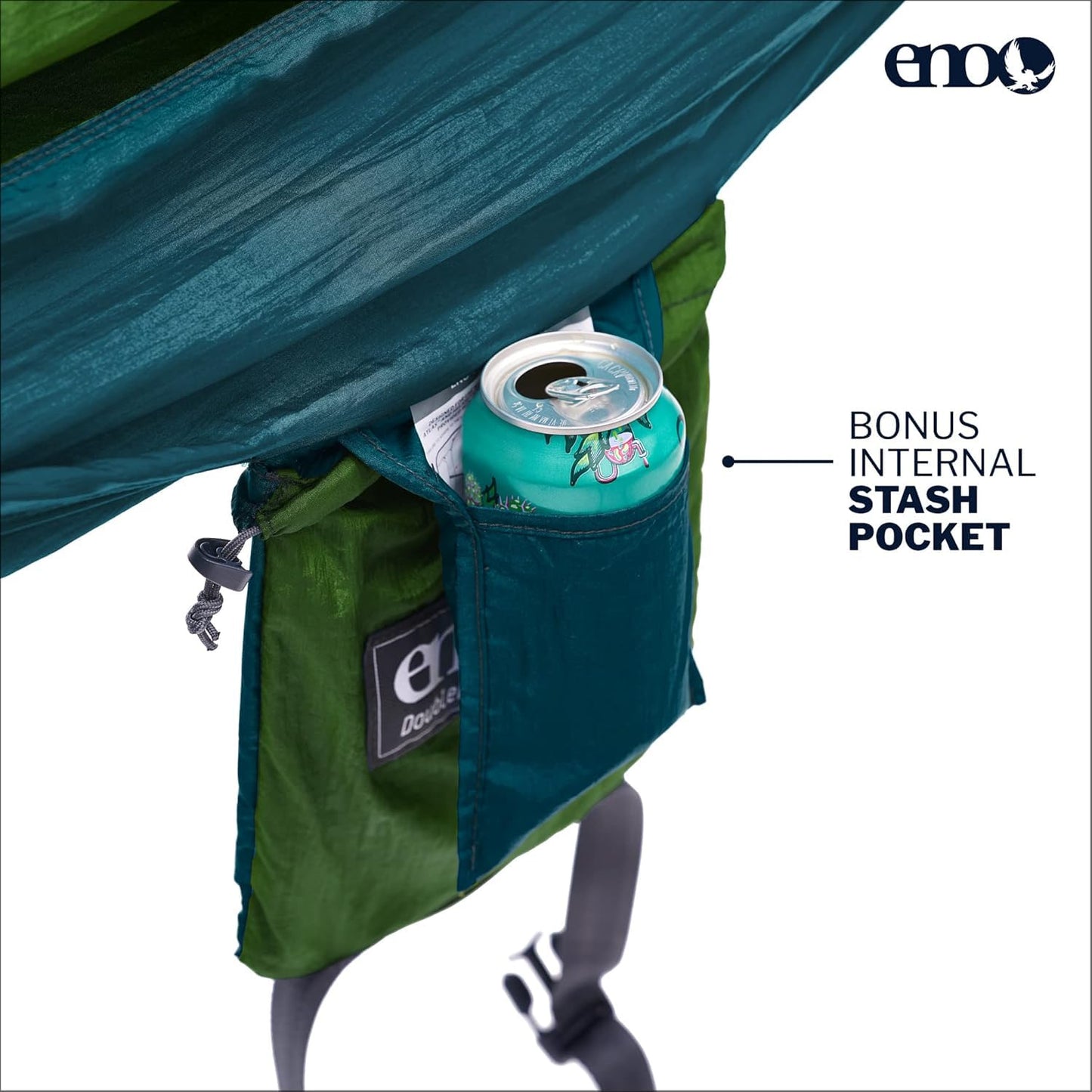 ENO DoubleNest Hammock - Marine/Cedar