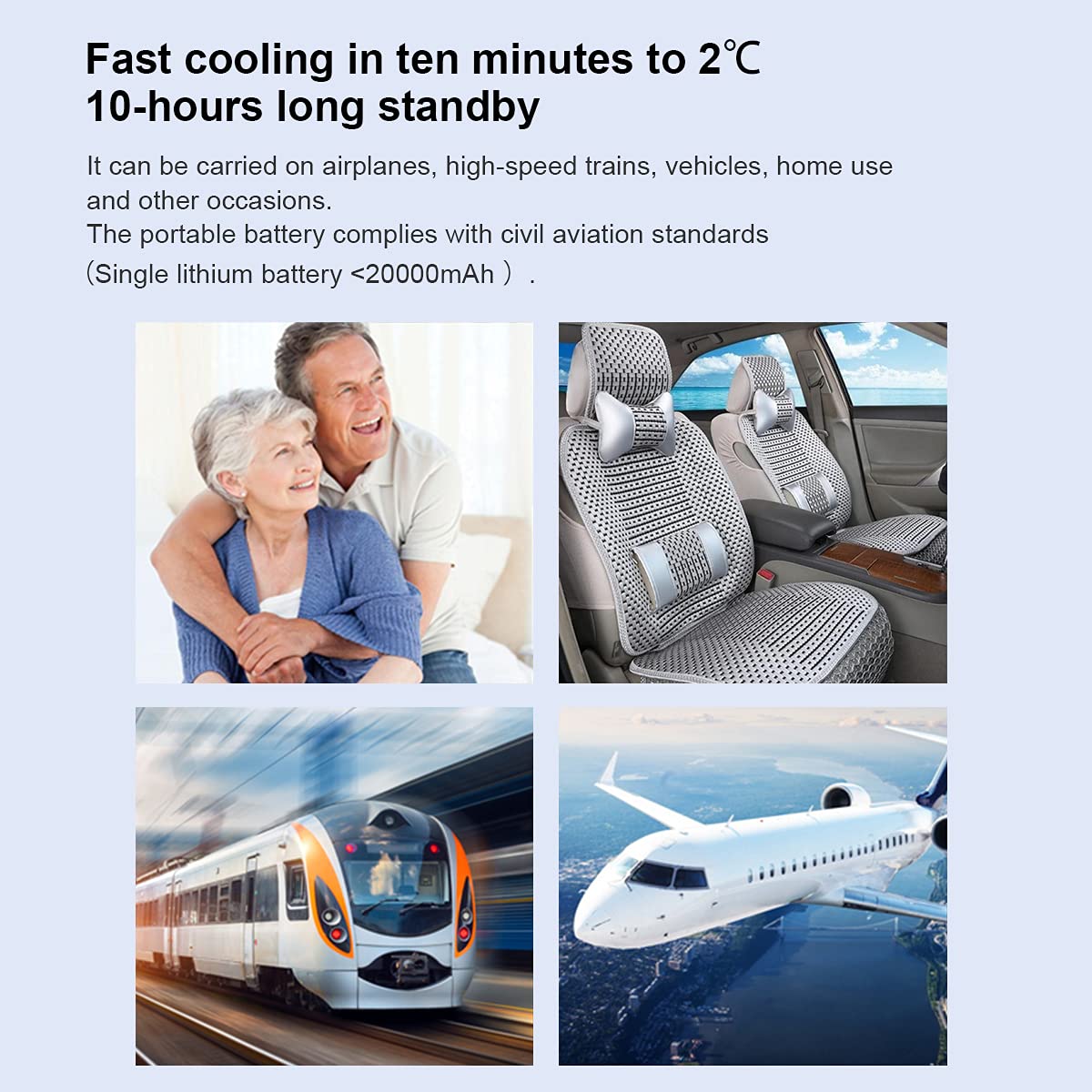 QIRDLP （Upgraded version） Insulin Cooler Case portable Diabetic cooler Box Mini Drug Refrigerator Keeping Cooling 2-8℃ with handle, alarm & USB Chargerable（1 layer Celsius temperature