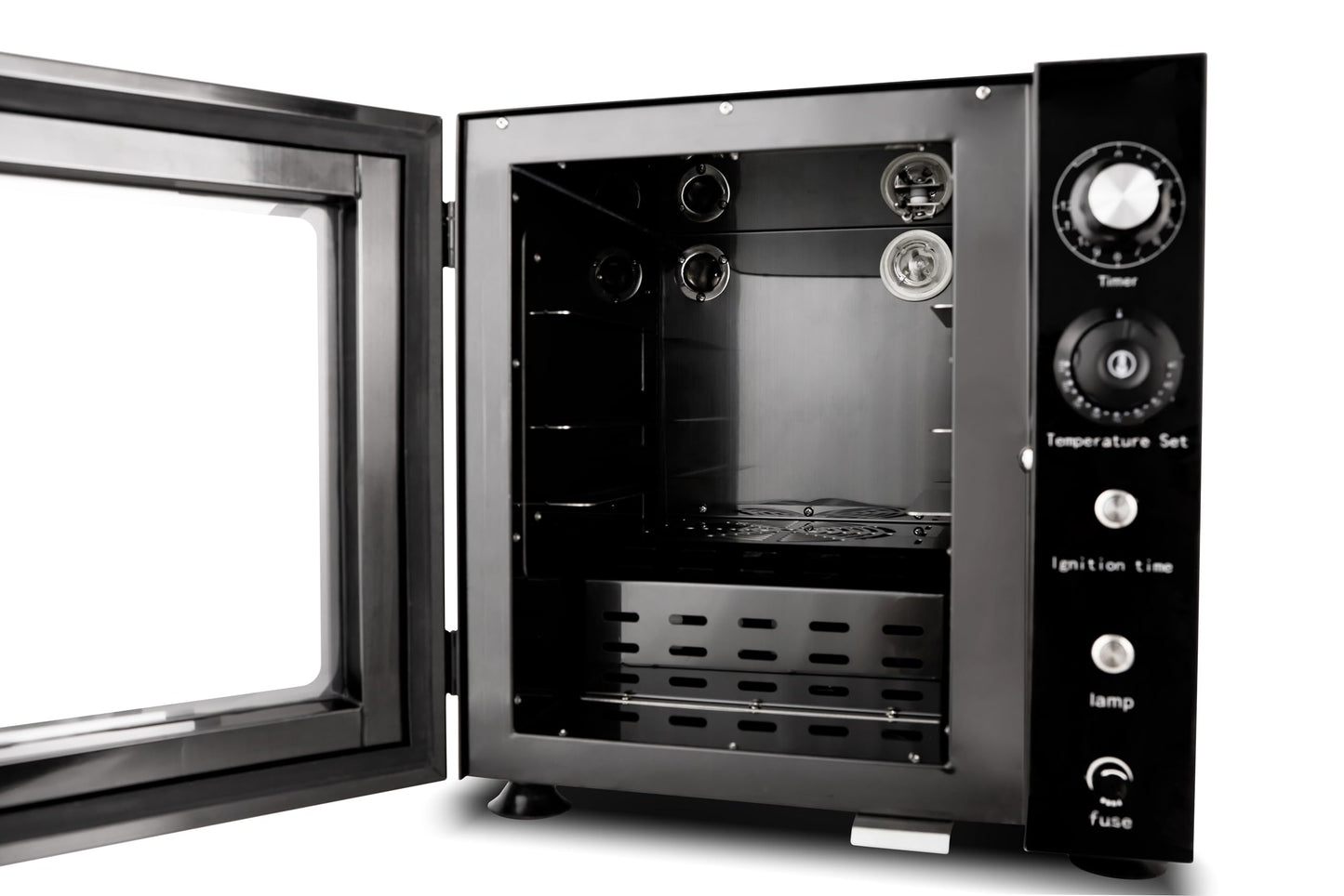 Hakka Electric Indoor Smoker, 30-110℃ Smoke Oven 2 Layer for BBQ Grill Indoor Home Use Countertop Smoker for Cooking Pastrami, Smoked Sausage, Bacon, Chicken, Pork (DSH-S10E)
