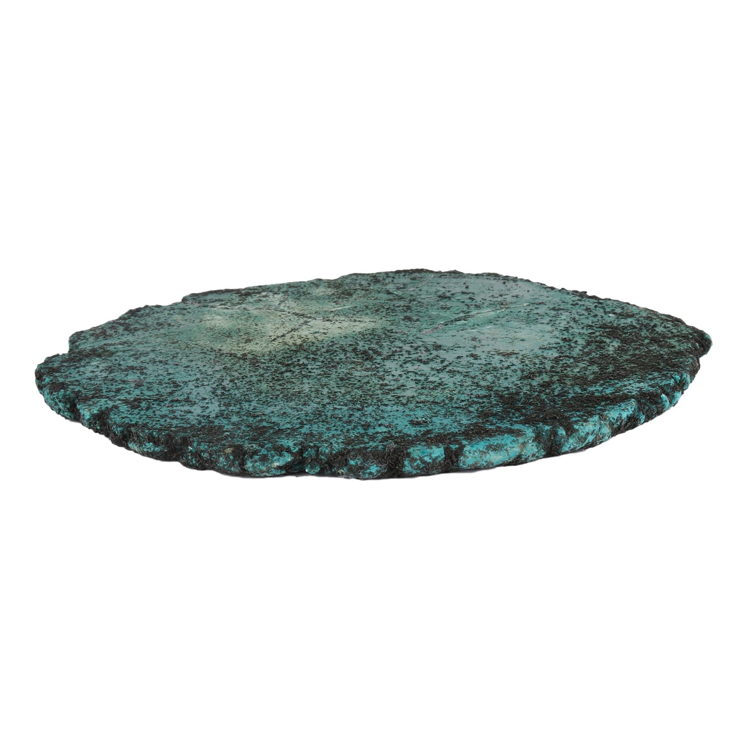 GEMHUB Blue Turquoise Slab Stone 500.00 Carat Natural Blue Turquoise Crystal Gemstone Bead Necklace For Women And Mens