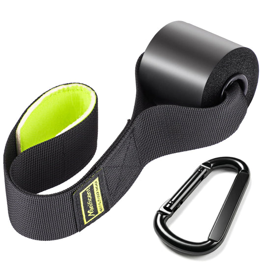 Manificent Door Anchor for Resistance Bands, Heavy Duty Padded Door Anchor System Door Hook, Must-Have Workout Exercise Bands Attachment Compatible for Loop Bands, Resistance Tube TRX, Yoga Strap