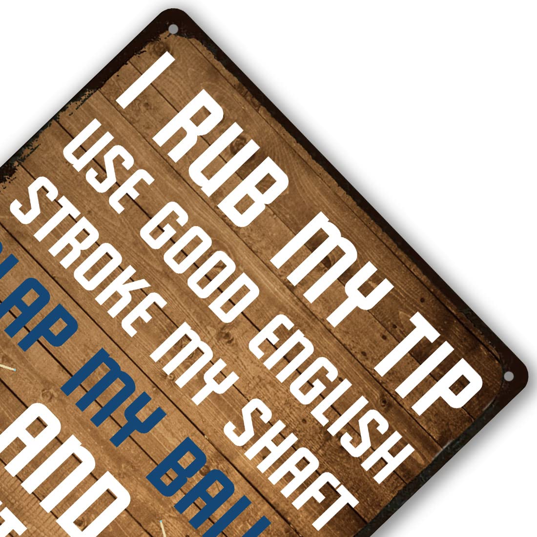 Funny Billiards Tin Sign Pool Table Accessories Pool Room Decor Playing Pool Metal Sign Billiards Gifts For Men Billiard Hall Decoration Signs 8 X 12 Inch