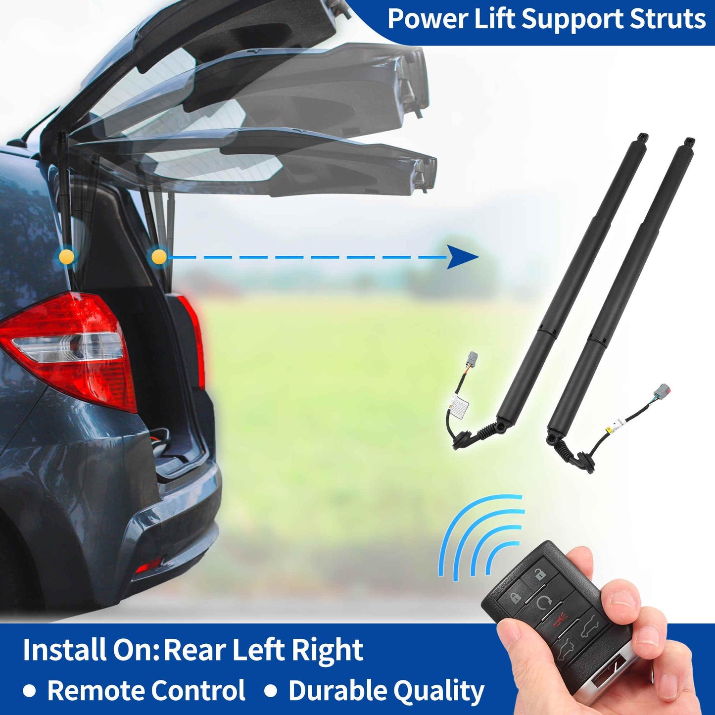 ARISELIFT Rear LH RH Tailgate Power Lift Support for Ford Explorer Sport Utility 2020-2024 Rear Liftgate Power Hatch Shock Strut No.3A707255/LB5BS402A55AE 1 Pair