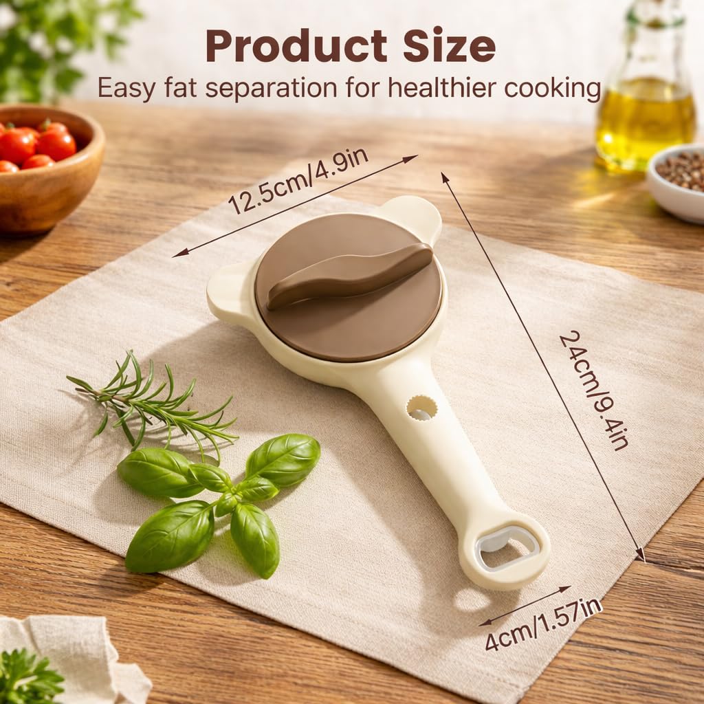 4-in-1 Multi-Purpose Jar Opener – Upgraded Adjustable Three-Claw Bottle Opener with Non-Slip Teeth, Multi-Size Lid Tool for Jars, Cans, Wine Bottles – Essential Kitchen Helper(black)