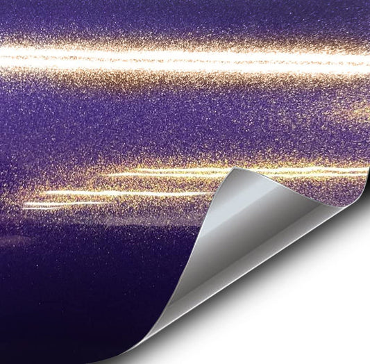 VViViD+ Gloss Galaxy Purple Premium Vinyl Wrap Film (25ft x 5ft)