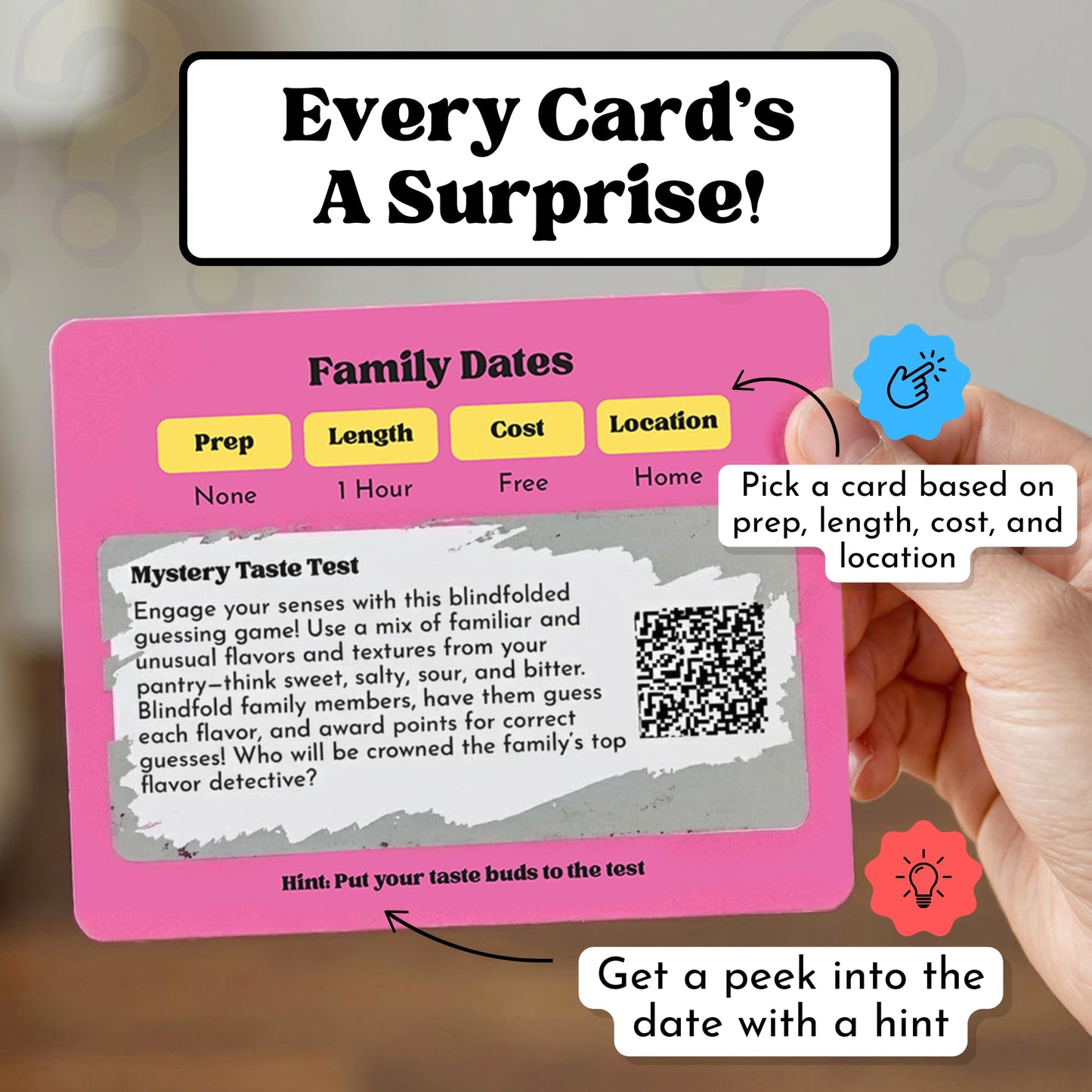 Happy Duo Family Dates 40 Scratch Off Cards – Summer Activities for Kids & Tween – Family Games for All Ages from Kids