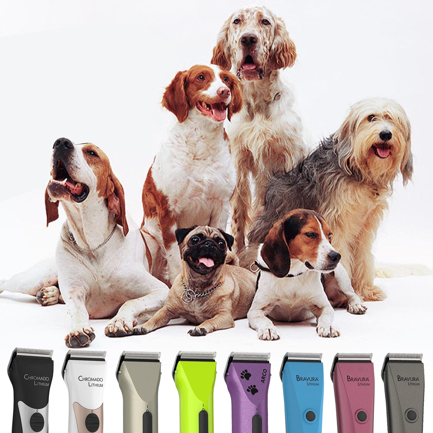 2PCS Adjustable 5 in 1 Replacement Blades Compatible with Wahl 5 in1 Clipper Bravura, Chromado, Creativa, Figura, Motion, Supergroom Dog Grooming Clippers