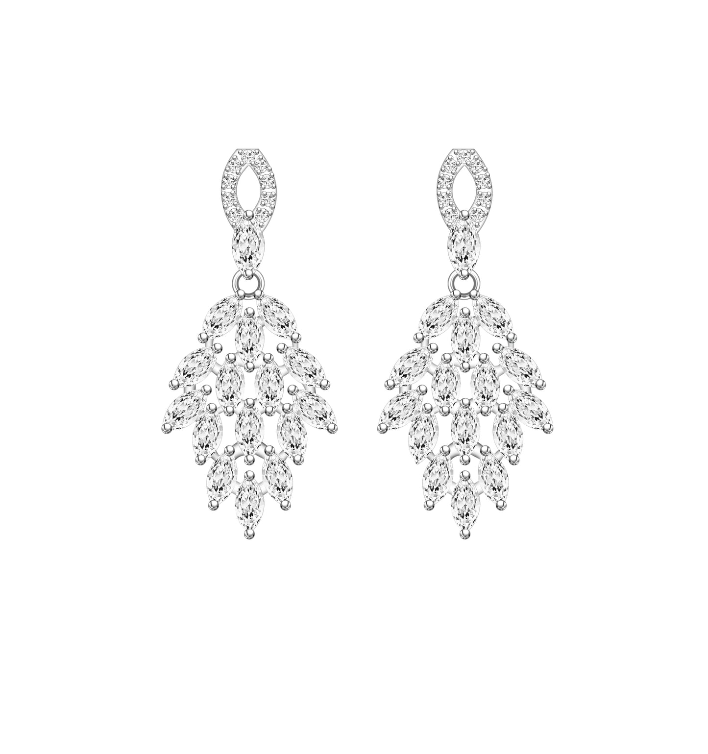 LMXXVJ Bridal Wedding Earrings for Brides Bridesmaides Teardrop Earrings for Women, Cubic Zirconia Drop and Dangle Earrings for Prom or Pageant,Jewelry…, Copper, created blue sapphire