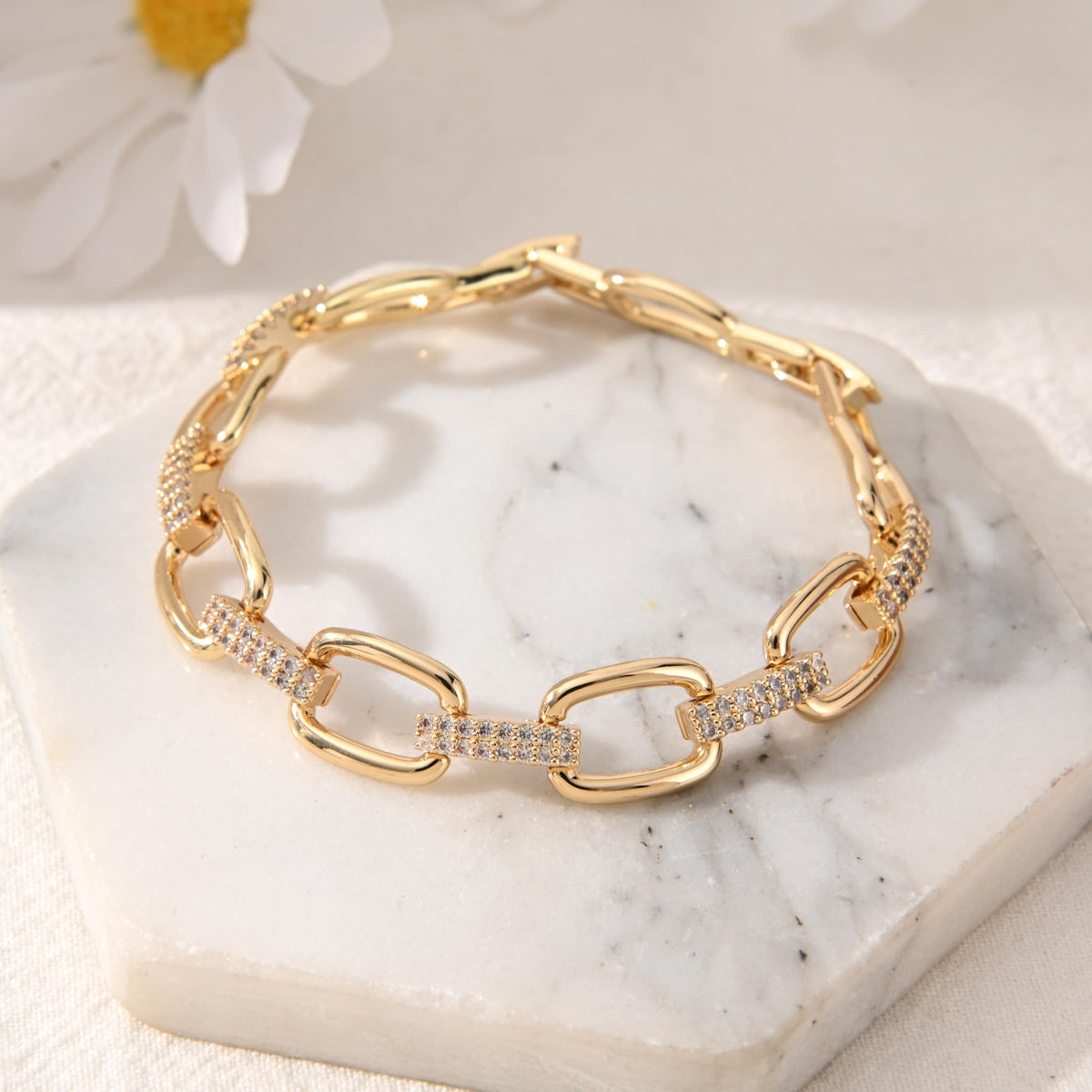 Ginyejly Gold Bracelets for Women 14K Gold Plated Cuff Bangles Non Tarnish Stackable Adjustable Trendy 2026 Jewelry valentines day gifts for Girls