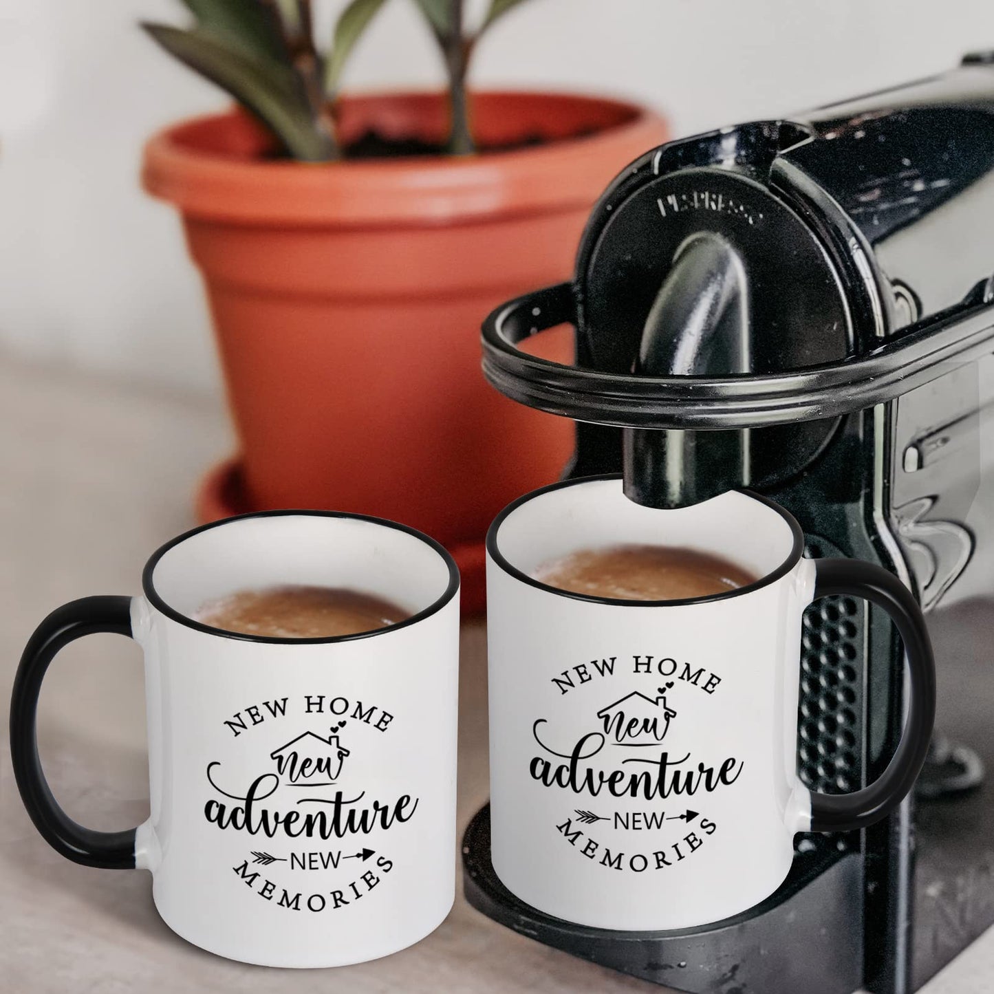 Cabtnca House Warming Gifts New Home, New Home Gift Ideas for Women Men Couple, Christmas Housewarming Gifts, Closing Gift for House Buyers, First Apartment Essentials, 11Oz Pack of 2