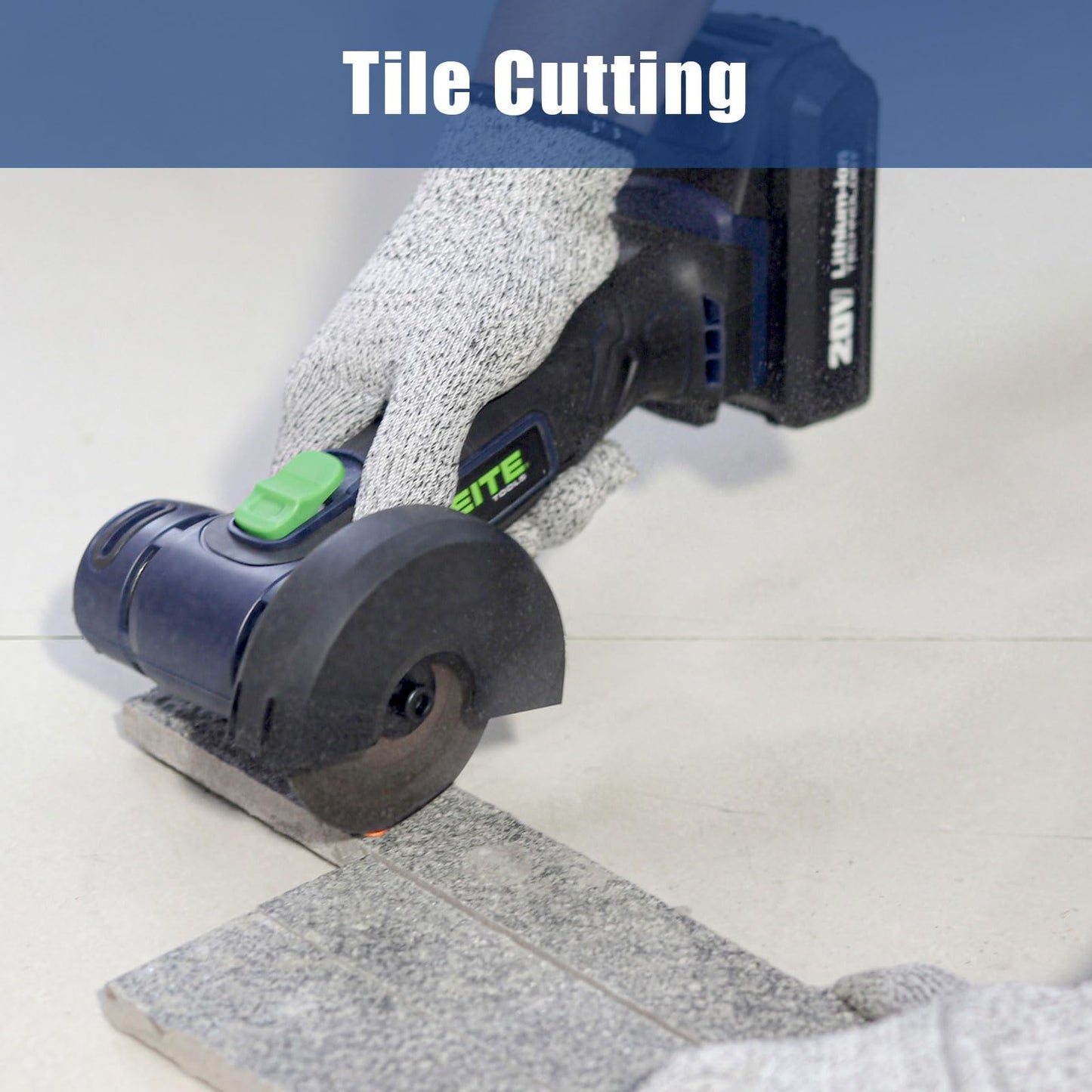 ZEITE 3" Cordless Cut Off Tool,20V Mini Multi-Cutter,Portable Metal Chop Saw,Max Cutting Depth 1/2",3 Cutting Discs & 1 Flap Disc,2.0Ah Battery and Fast Charger