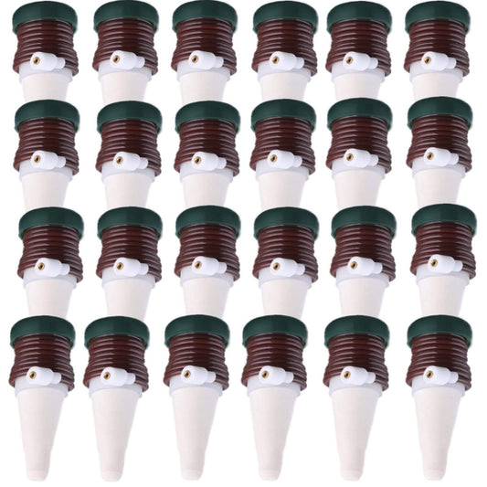 HESTYA 24 Pack Plant Self Watering Stakes Insert Automatic Watering Devices Self Watering Spikes Indoor Outdoor Plant Watering for Vacation