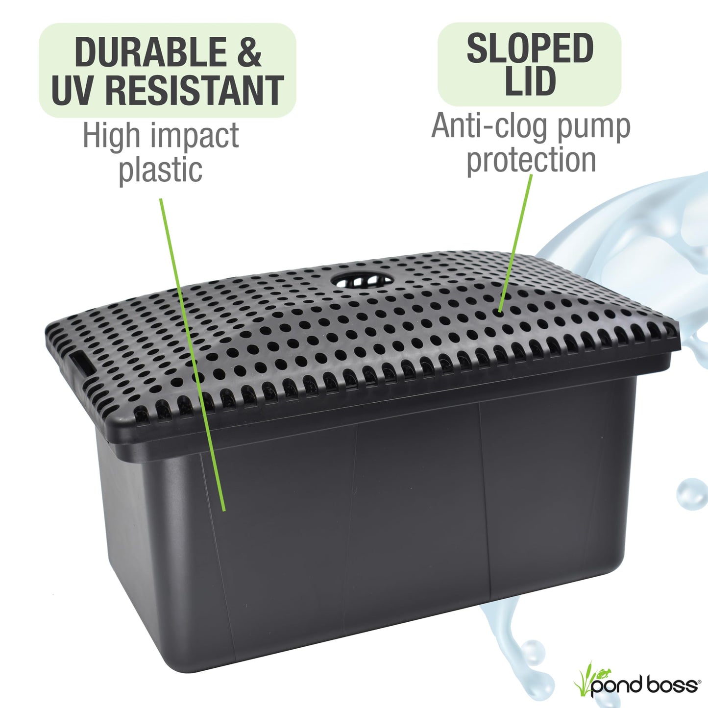 pond boss Medium Filter Kit with Pump for Ponds and Water Features