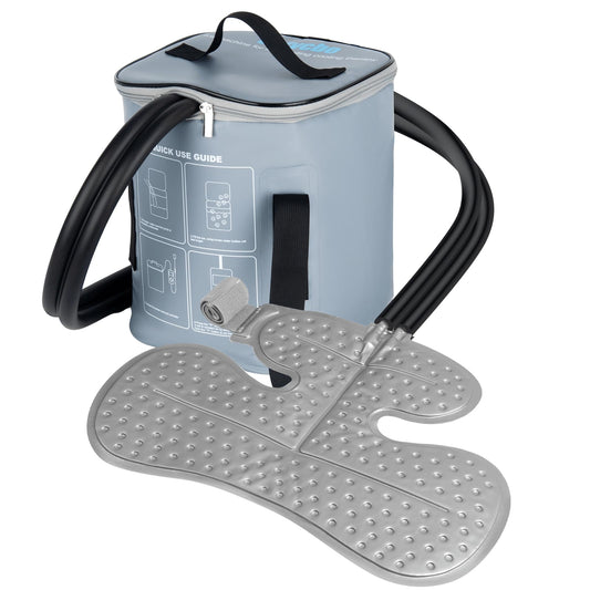 Portable Ice Machine for Shoulder After Surgery, 10 Quart Rotator Cuff Cold Therapy Machine with Programmable Timer, Home Cryotherapy System for Shoulder Replacement Post-Surgery Swelling, Sprains