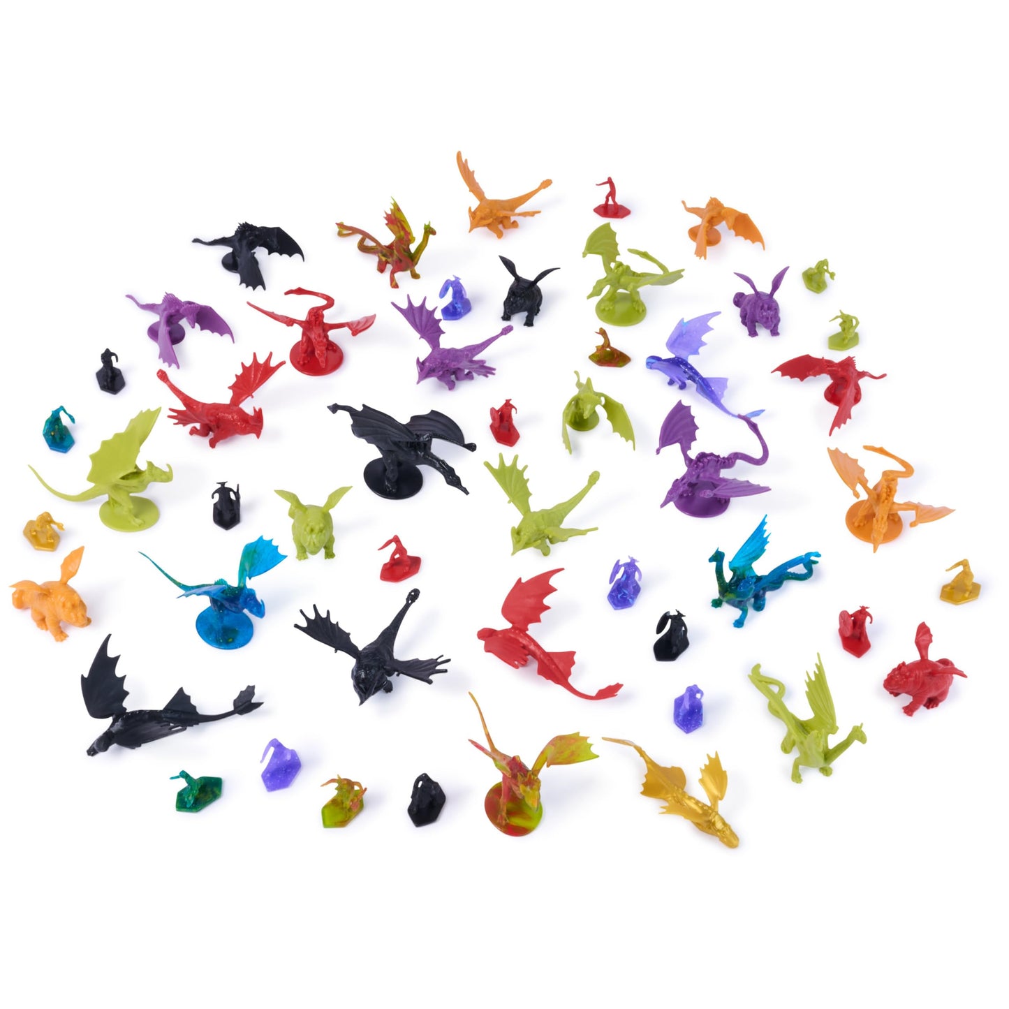 DreamWorks Dragons, World of Berk: Dragon Flock Arena, 50 Collectible Dragons and Vikings Figures for Ages 4 and up