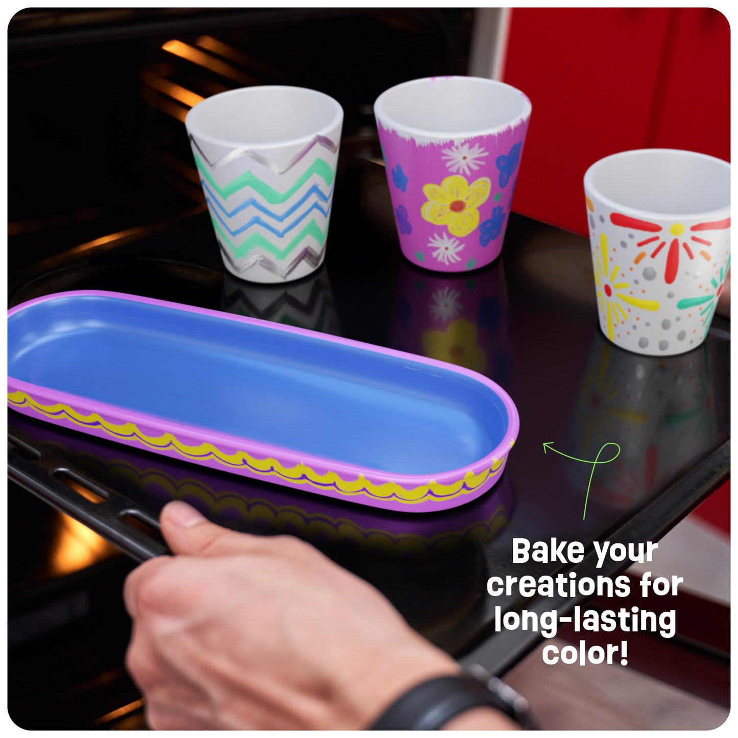 Dan&Darci Paint & Plant Stoneware Flower Gardening Kit - Gifts for Girls & Boys Ages 6-12 - Kids Arts & Crafts Project Birthday Gift, STEM Activity for Age 6, 7, 8, 9, 10, 11 & 12 Year Old Girl