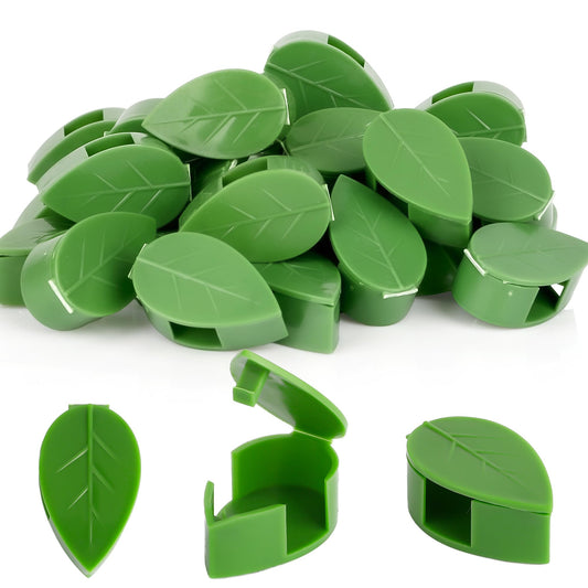 Plant Wall Clips - 30 Pcs Climbing Plant Fixture Clips for Vines & Leaf Accessories - Self-Adhesive Hanging Hooks for Indoor/Outdoor Garden