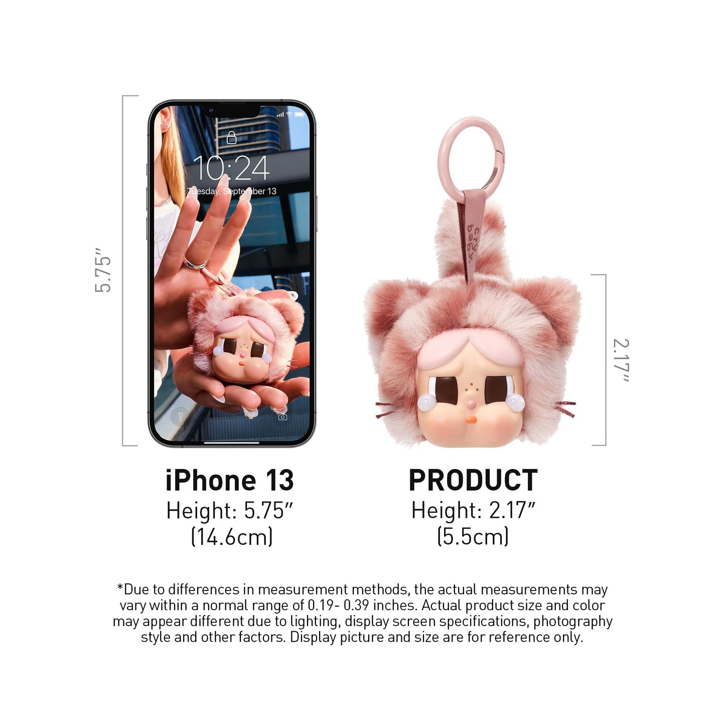 POP MART Crybaby Wild but Cutie Series - Vinyl Plush Pendant Blind Box, Random Design Action Figures Collectible Toys Decorations, Holiday Birthday Gifts for Girls and Boys, Whole Set