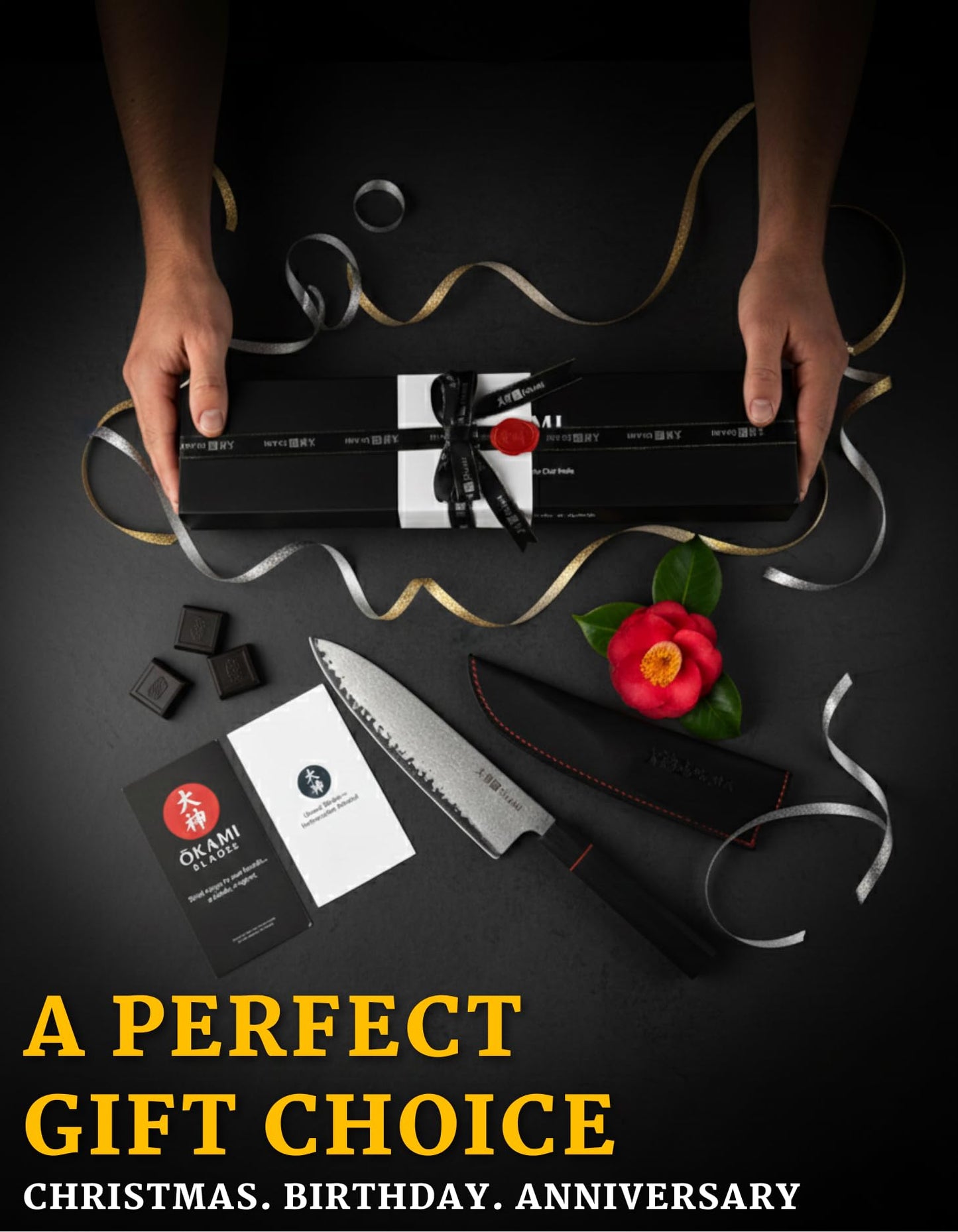Chef Knife 8 Inch - Hand Forged Kitchen Knife with 67-Layer Japanese Damascus Steel, AUS-10 Core & G10 Handle - Ultra Sharp, Perfectly Balanced Gyuto Knife for Home Chefs and Professionals