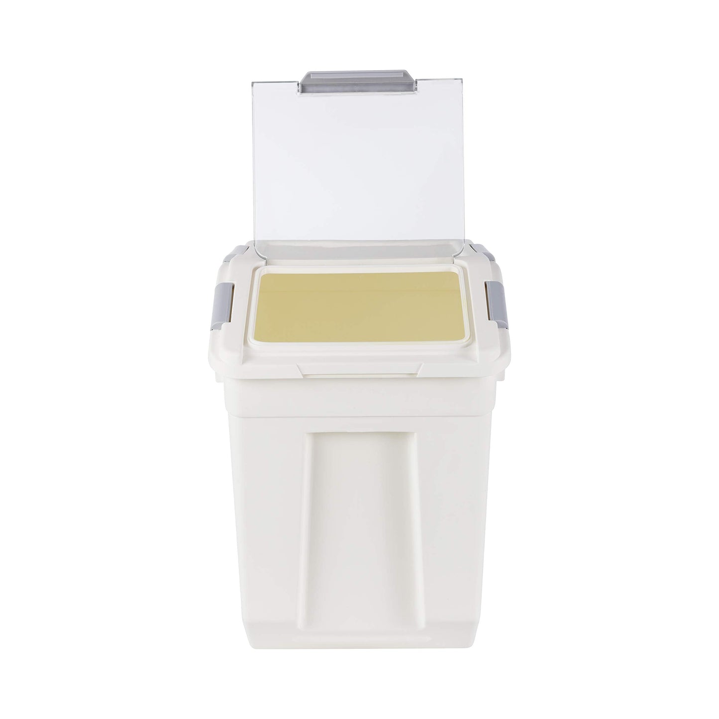 EonTone Flour Storage Container 25 Liters (30 Lb‎) Pack-6 with Lockable Lid Wheels BPA-Free Ingredient Storage Bins