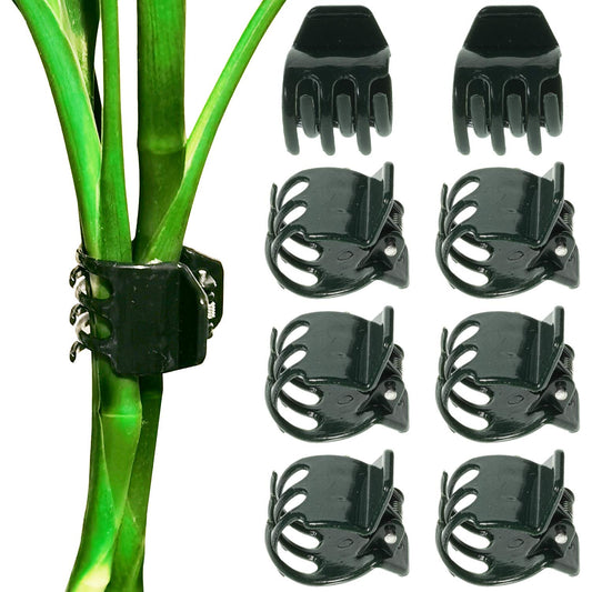 BEADNOVA 100Pcs Orchid Clips Large Orchid Support Clips for Flower Plant Vine (2cm, 100PCS)