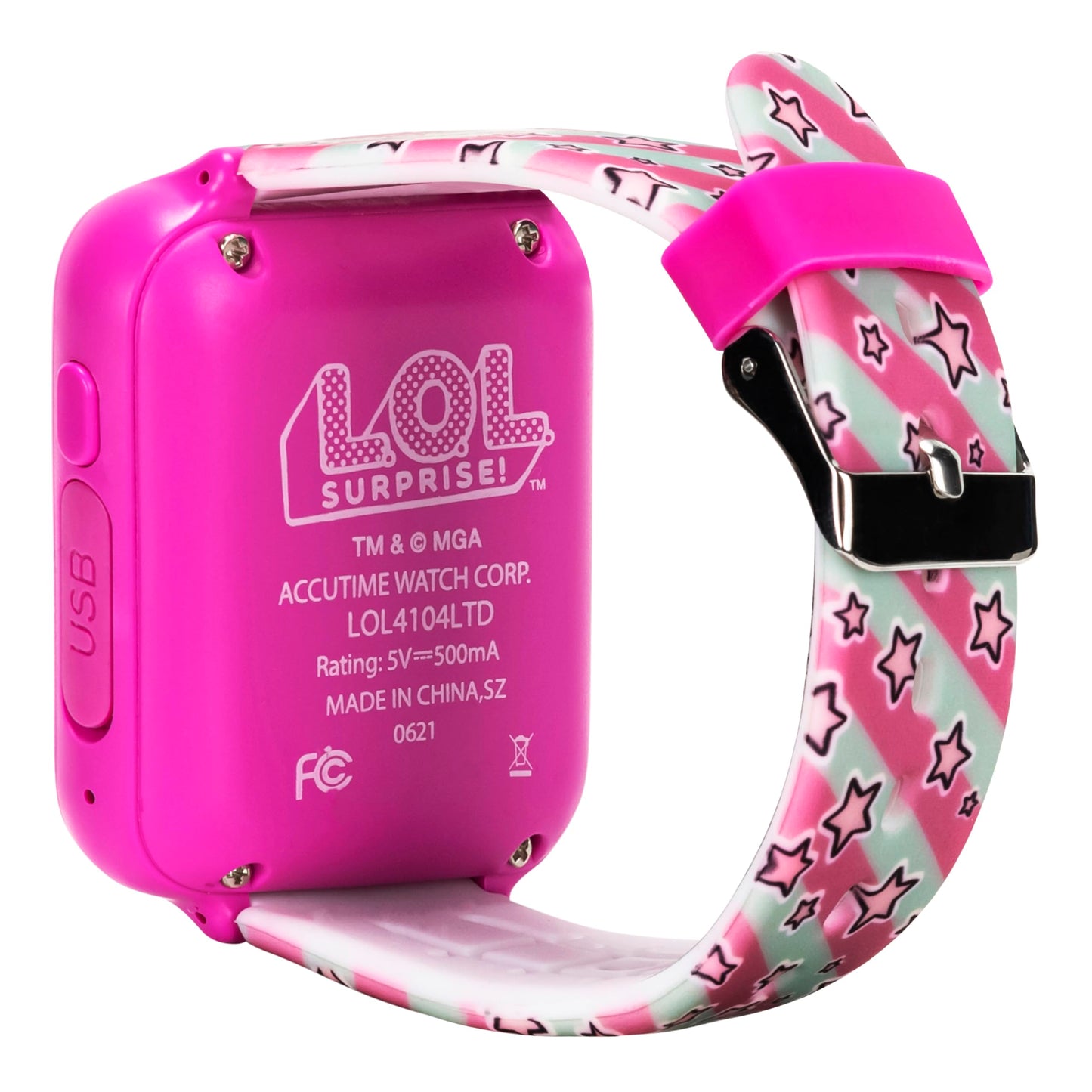 L.O.L. Surprise Kids Smart Watch with Touchscreen Selfie Camera Voice Recorder Calculator and Step Counter – Interactive Watch with Games and 10 Character Watch Faces – Fits Wrist Sizes 5.5" to 8"