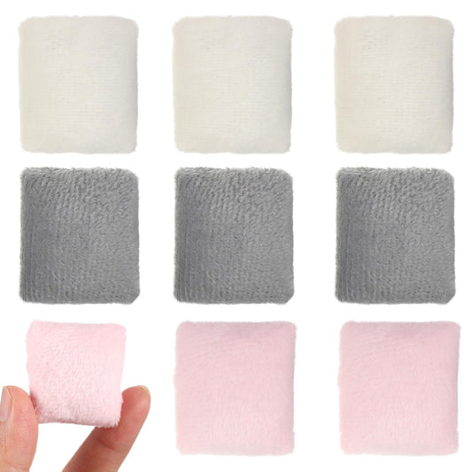 Garneck 18Pcs Mini Decorative Pillows for Dollhouse Couch: 1:12 Scale Soft Plush Tiny Doll Cushions Models for Miniature Sofa Bed Decoration Dollhouse Furniture Accessories(3 Colors)