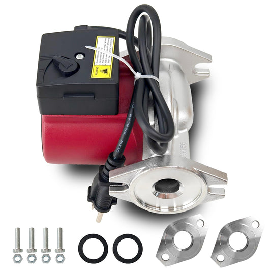 UPS26-99FC 52722512 115V 1/6HP Stainless Steel Water Circulator Pump/Boiler Pump Fits for Radiant Heating, Hydronic Heating, Fan Coil Heating, Solar And Other System Types