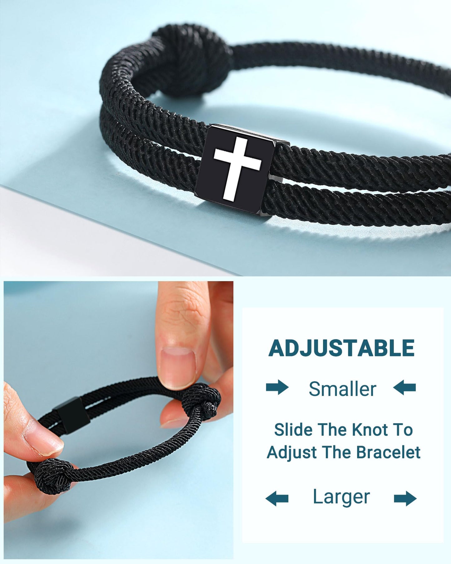 UNGENT THEM 8 Year Old Boy Birthday Gift Ideas, Gifts for 8 Year Old Boys 8th Birthday Decorations Bracelet