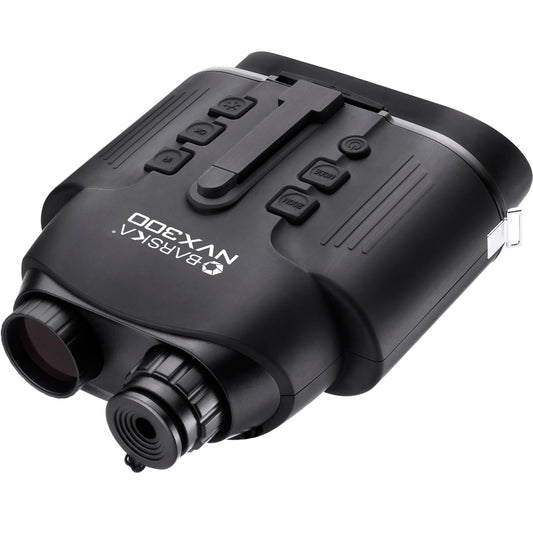 Barska Night Vision Nvx300 Infrared Illuminator Digital Binoculars, Black, Model:BQ13374