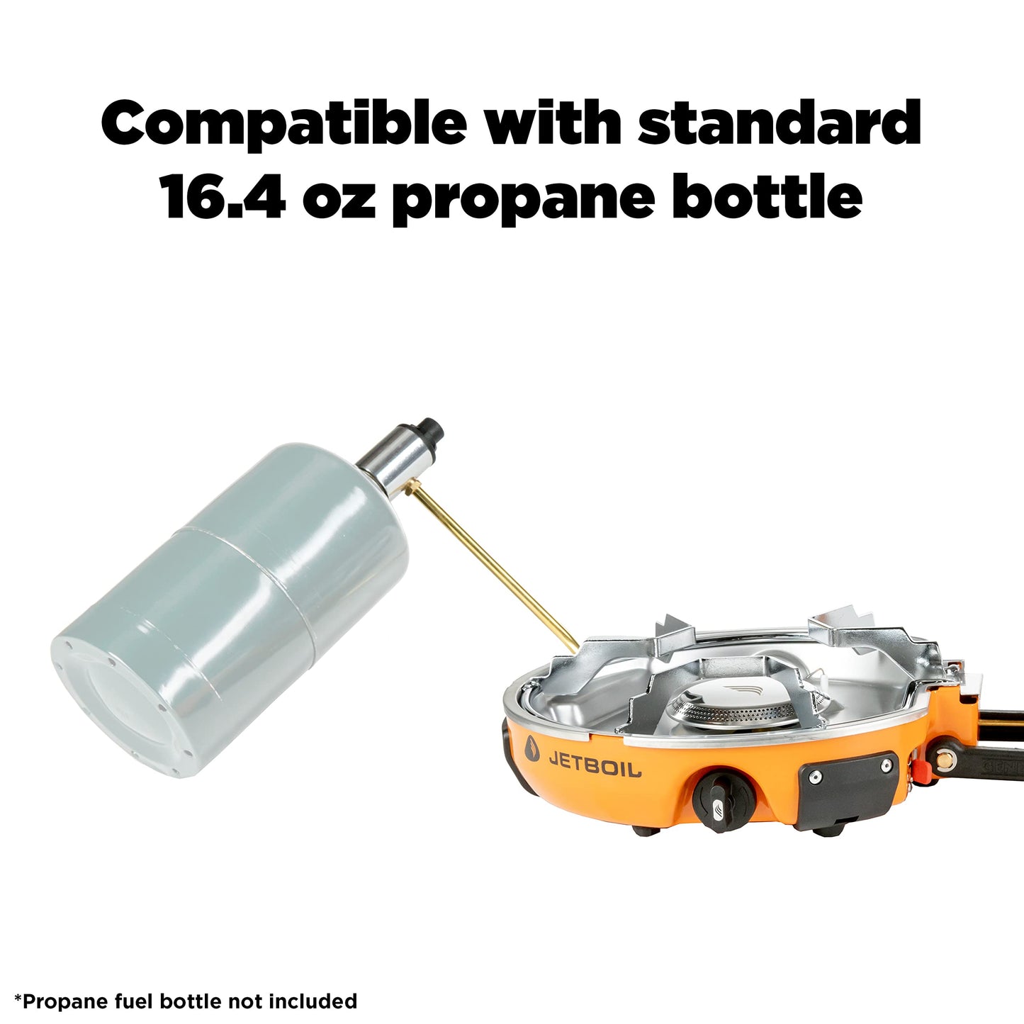 Jetboil Genesis Basecamp Camping and Overlanding Stove Cooking System with Camping Cookware Orange