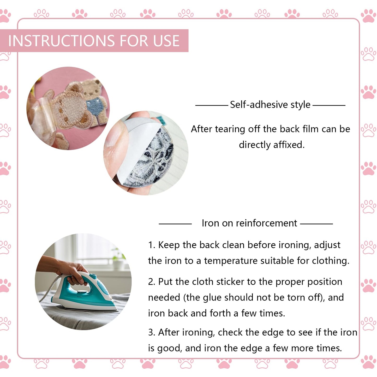76 pcs Embroidered Patches Self-Adhesive, CNYMANY 26 pcs Letter Iron On Sticker and 50 pcs Cute Flower Animal Iron On Patches for Fabric, Clothes, Hat, Socks, Jeans,Backpacks