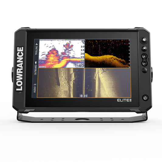 Lowrance Elite FS 10 FishFinder/Chartplotter with Active Imaging 3-in-1 Transducer and Preloaded C-MAP Discover OnBoard Charts, 10-inch IPS Touchscreen Display, Black, 000-16430-001