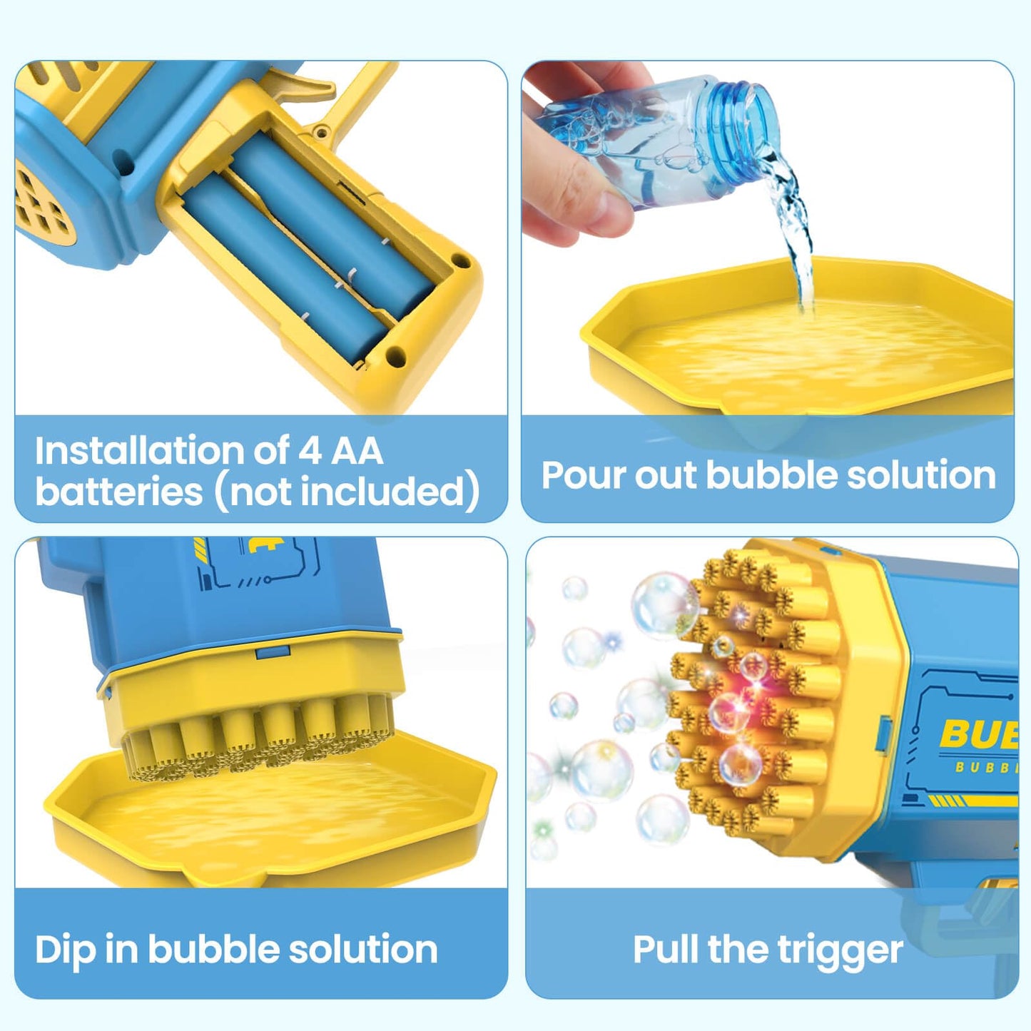 JONEG Toys for 3-8 Year Old Boys Girls: 2 Pack Bubble Machine for Kids with Bubble Solution, Gifts for 3 4 5 6 7 8 Years Old Boy Birthday Toy for Kid Toddlers Ages 4-6 Outdoor Wedding Bubbles Wands