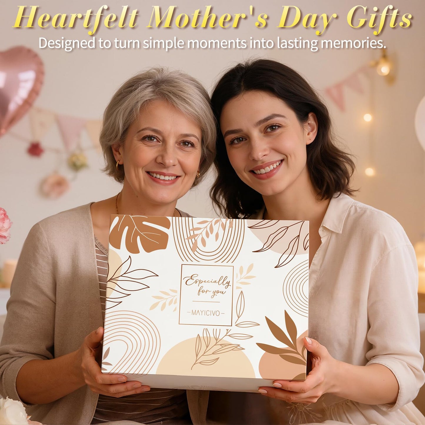 Self Care Gifts Get Well Soon Gift Baskets for Women, Mothers Day Birthday Gifts for Women Care Package, Unique Sympathy Gift Basket Spa Thinking of You Gift Set for Mom Her Wife Best Friend Sister