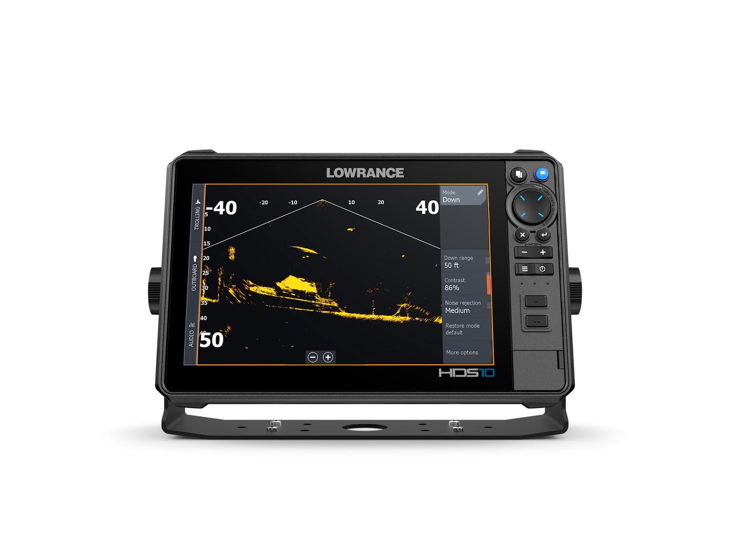 Lowrance HDS PRO 10 FishFinder/ Chartplotter with Smartphone Integration, Preloaded C-MAP DISCOVER OnBoard Charts, ActiveImaging HD 3-in-1 Transducer, 10-inch Screen, Black, 000-15984-001