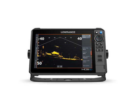 Lowrance HDS PRO 10 FishFinder/ Chartplotter with Smartphone Integration, Preloaded C-MAP DISCOVER OnBoard Charts, ActiveImaging HD 3-in-1 Transducer, 10-inch Screen, Black, 000-15984-001