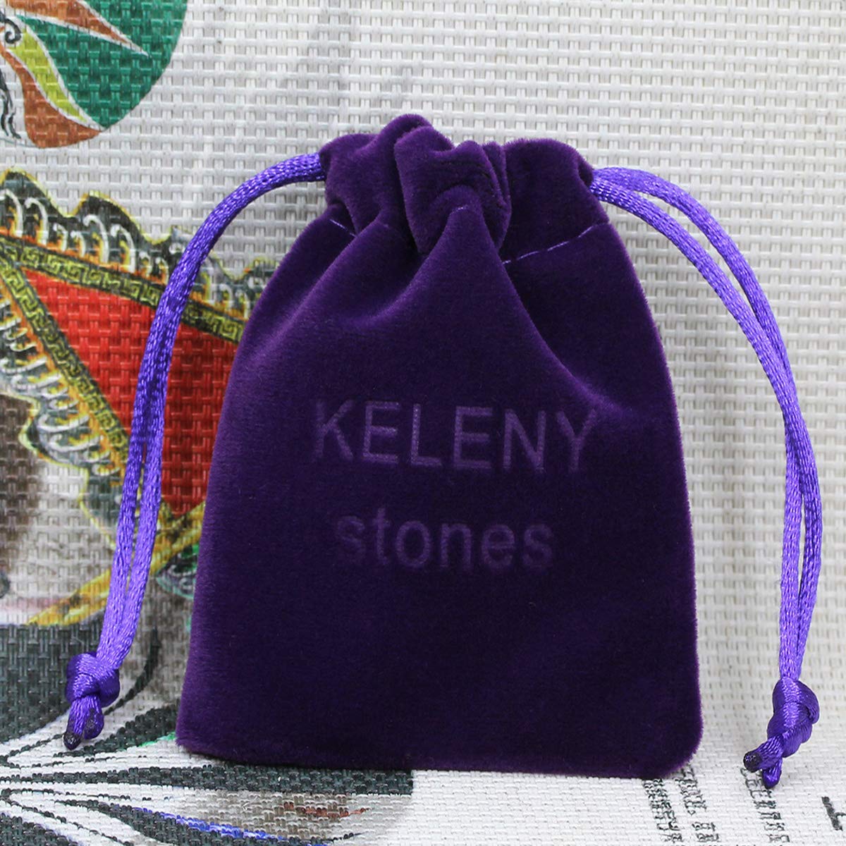 Keleny Multicolor Serpentine Crystal Man Women Stretch Bracelet 10mm Round Beads Rock Jasper 7 Inch