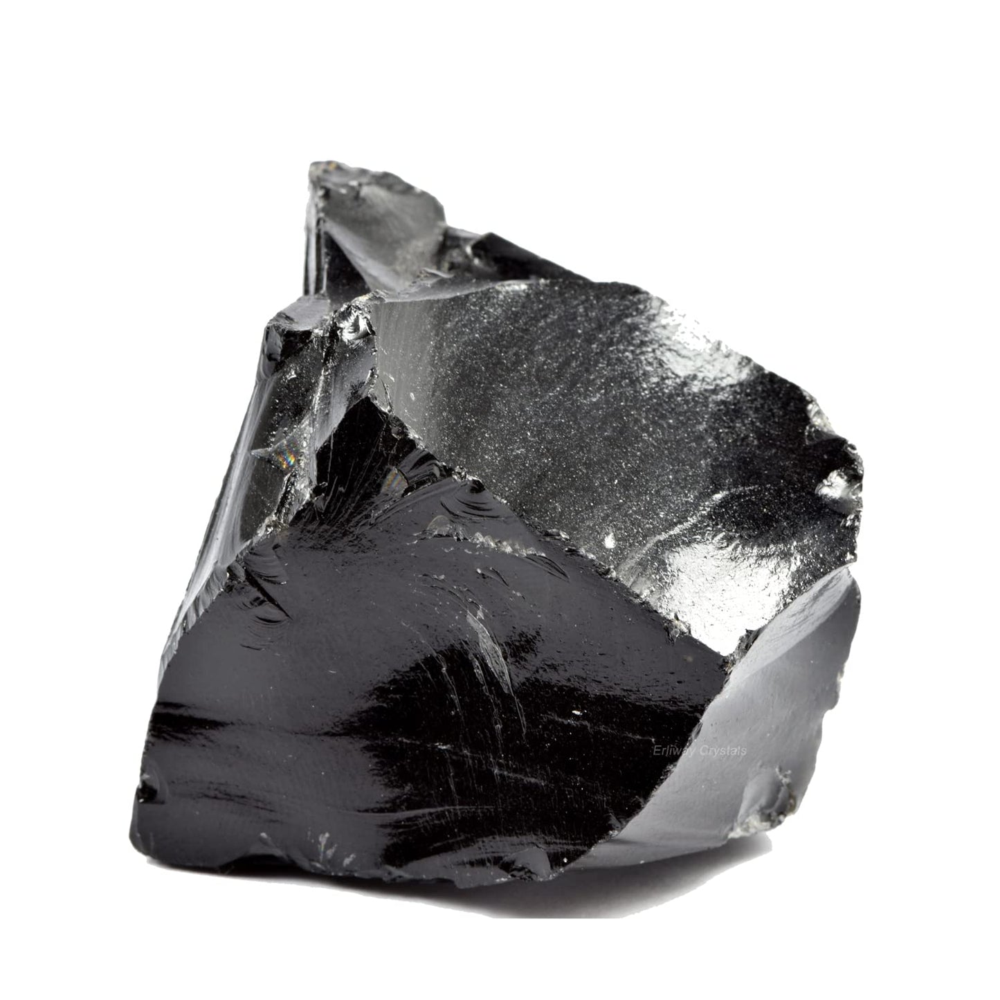 Black Obsidian Raw Crystals, Large 1.25-2.0" Healing Crystals Natural Rough Stones Crystal for Tumbling, Cabbing, Fountain Rocks, Decoration, Polishing, Wire Wrapping, Wicca & Reiki