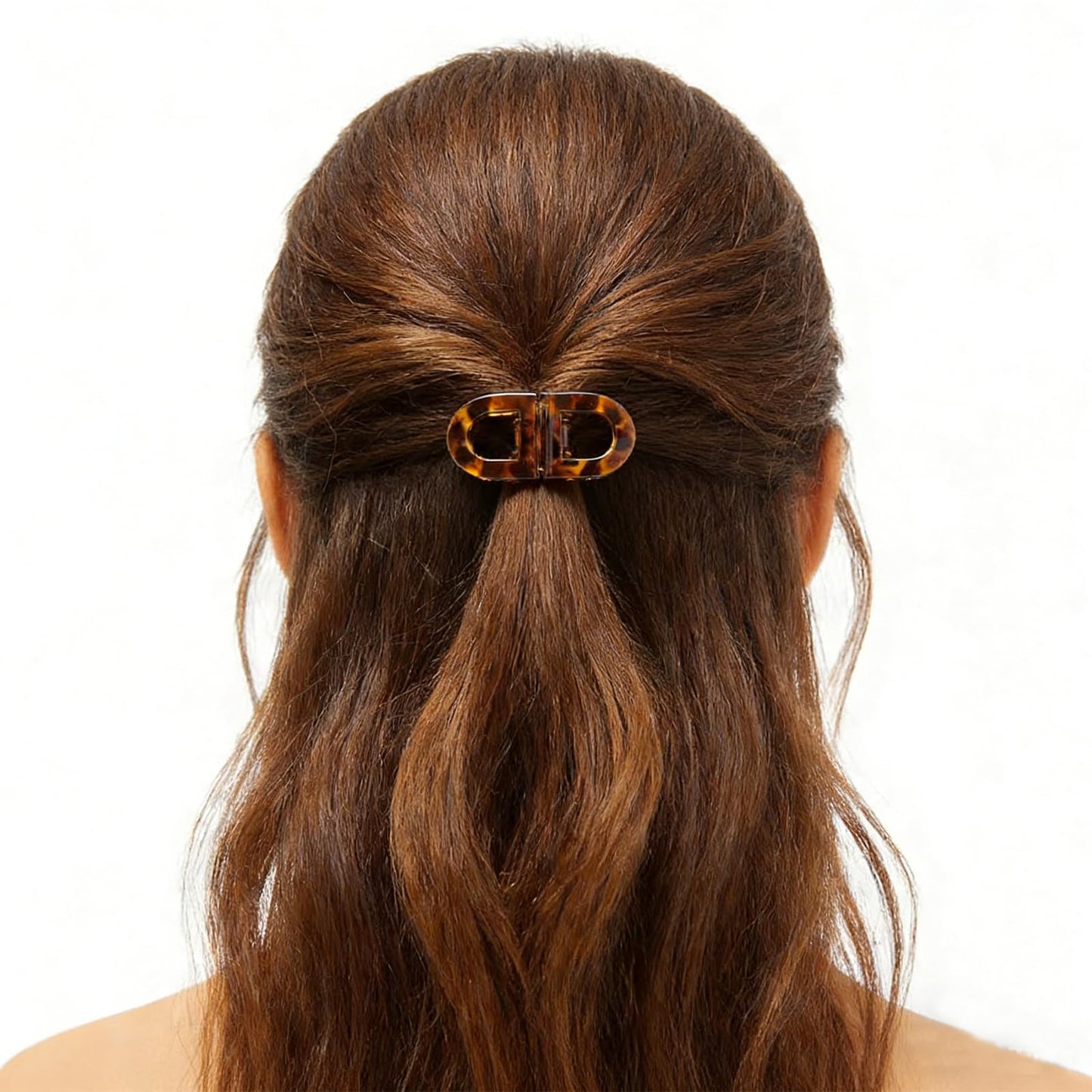 Magnetic Hair Clips, Strong Hold Magnetic Styling Clips, No-Slip Flat Magnetics Styling Clips, No-Crease Sectioning Hair Accessories for Thin & Thick Hair (2PCS-B)