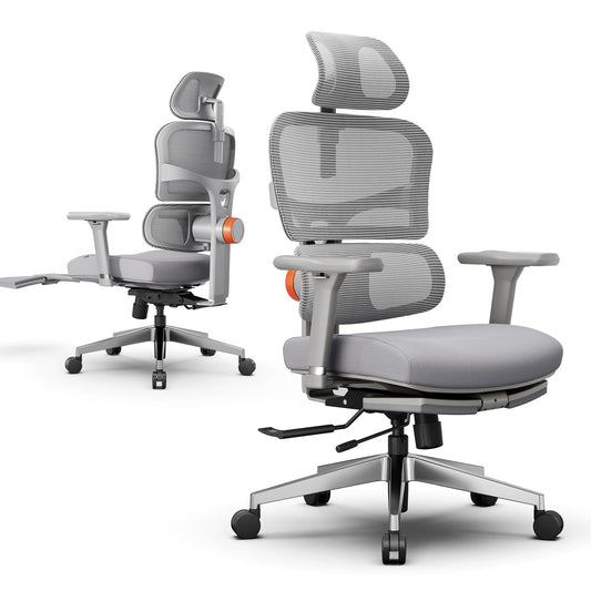 Newtral Ergonomic Office Chair with Auto-Following Lumbar Support, 136° Recline, Computer Desk Chair with 4D Armrests & Adjustable Headrest
