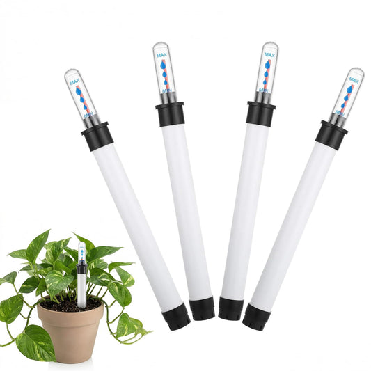 DOITOOL 4 Pcs Water Level Indicator for Plants, Soil Moisture Meter Indoor Flower Pots Gauge Buoy Reminder Water Level Gauge