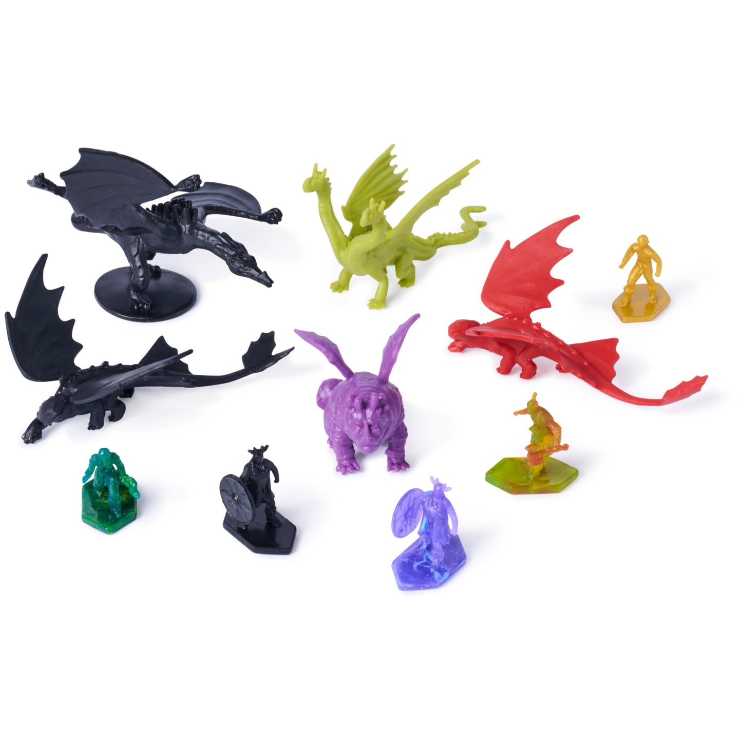 DreamWorks Dragons, World of Berk: Dragon Flock Arena, 50 Collectible Dragons and Vikings Figures for Ages 4 and up