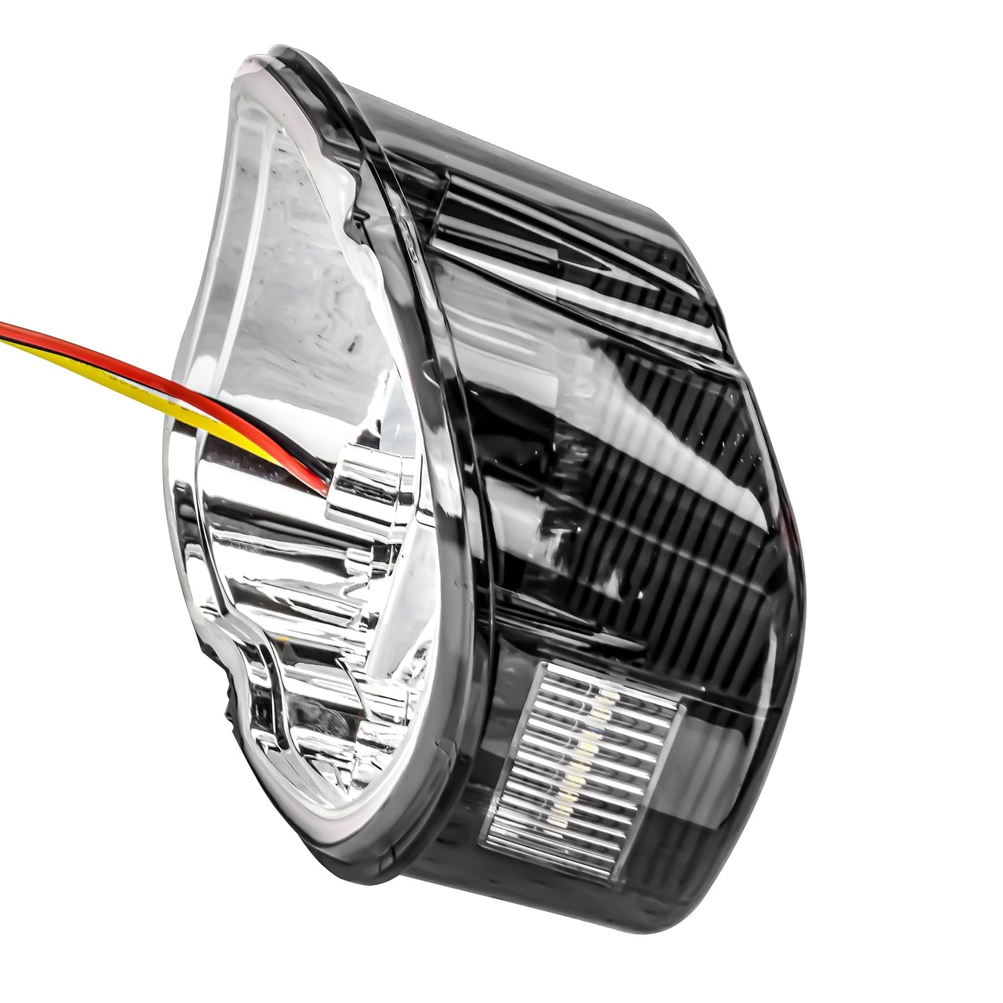 Eagle Lights Strobing LED Brake Light for Harley Davidson Motorcycles with Bottom License Plate Window - Smoked