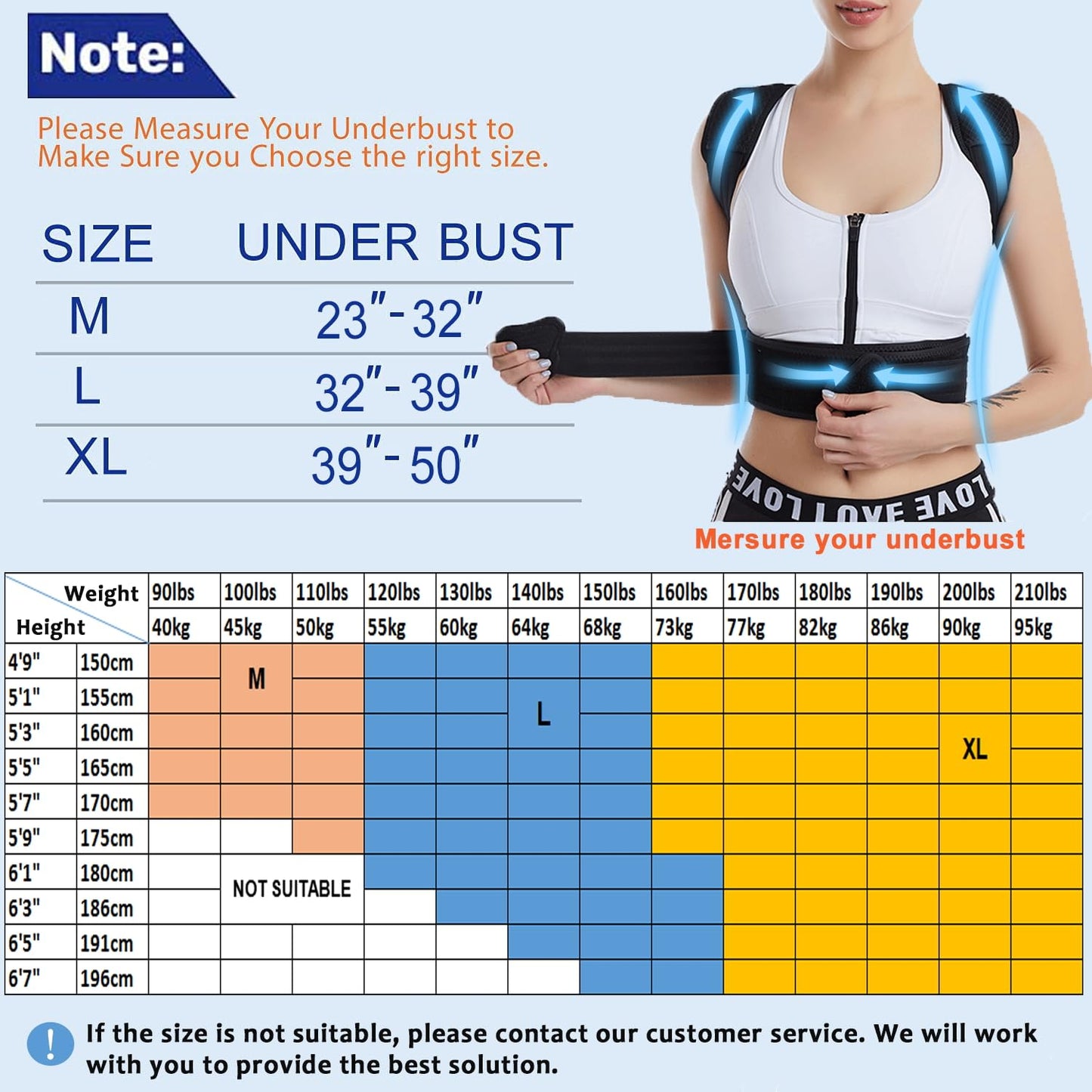 Mercase Professional Posture Corrector for Men & Women, Maximum Support Back Brace, Adjustable & Rigid for Upper Back Pain, Shoulder Relief, Spine Alignment, Stops Slouching, Extra Large(39-50 in)