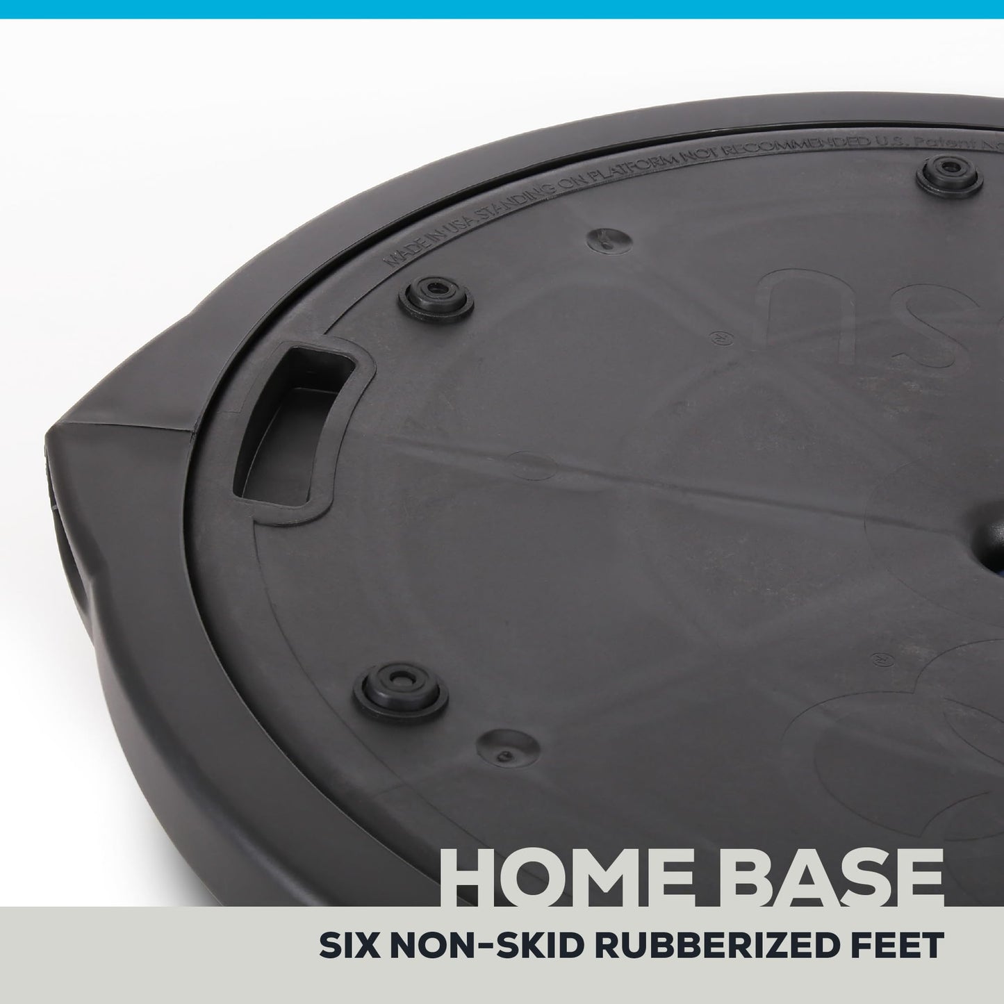 BOSU Balance Trainer, Half-Ball Training Equipment, 65 cm Diameter, 350 lb Capacity - Burst-Resistant Stability Exercise Tool w/ Non-Slip Base, Includes Hand Pump, Commercial-Grade