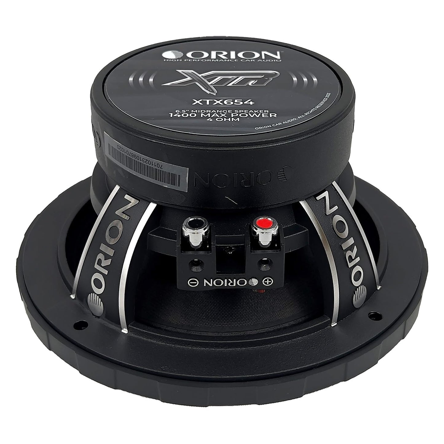 ORION XTR XTX654 High Efficiency 6.5" Mid-Range Bullet Loudspeakers, 1400W Max Power, 350W RMS, 4 Ohm, 1.5" Voice Coil - Pro Car Audio Stereo, Midrange Speakers (Pair)
