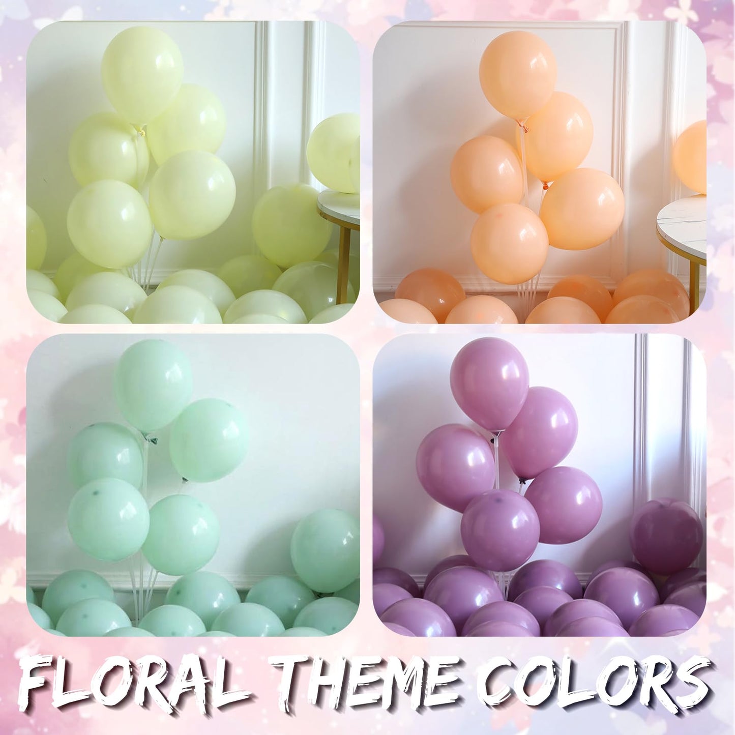 Spring Floral Butterfly Balloon Arch Kit,137Pcs Pastel Lavender Purple Yellow Balloon Garland with Daisy,Butterfly Foil Balloons for Wildflower Fairy Baby Shower Birthday Garden Tea Party Decorations