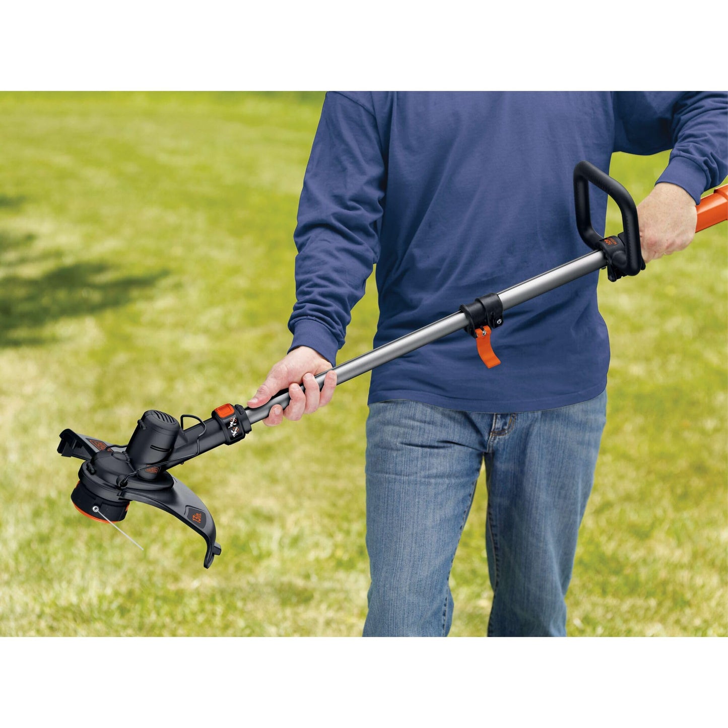 BLACK+DECKER 40V MAX String Trimmer and Lawn Edger, 13 Inch Weed Eater, Far Reach, Battery and Charger Not Included (LST136B)